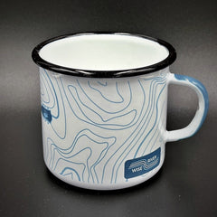 Enamel Camp Mug- Topo Guitar